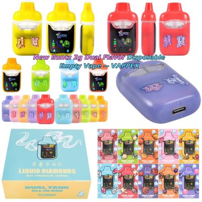 New Runtz 2g Dual Flavor Disposable Empty Vape